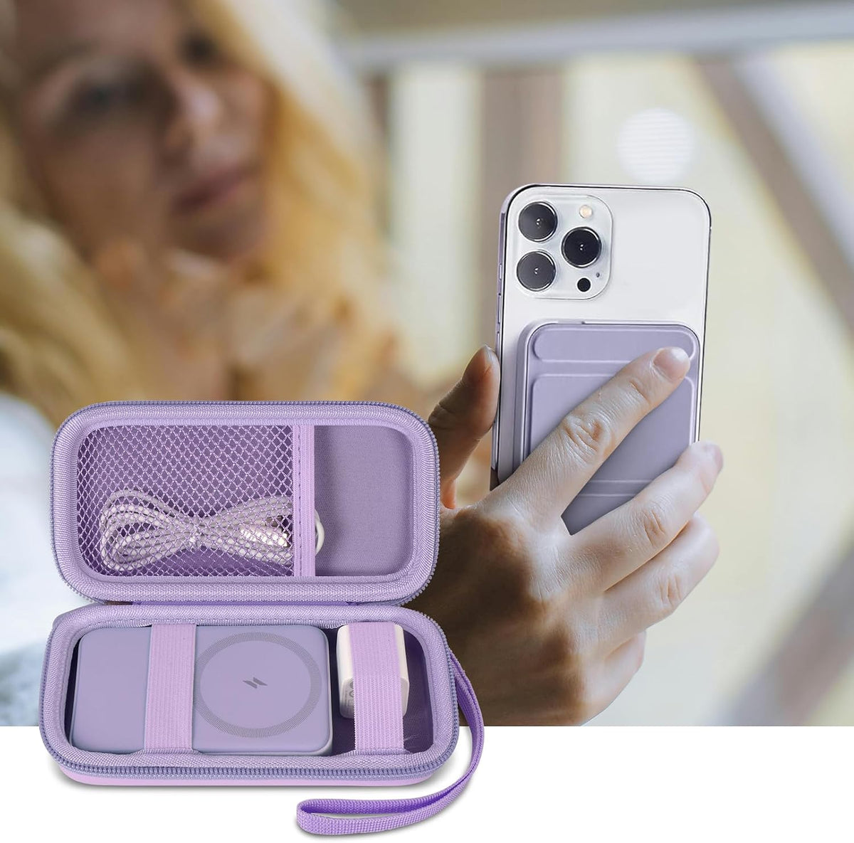 Power Bank Case for Anker MagGo 633/622/621/321 Portable Charger, Box Only