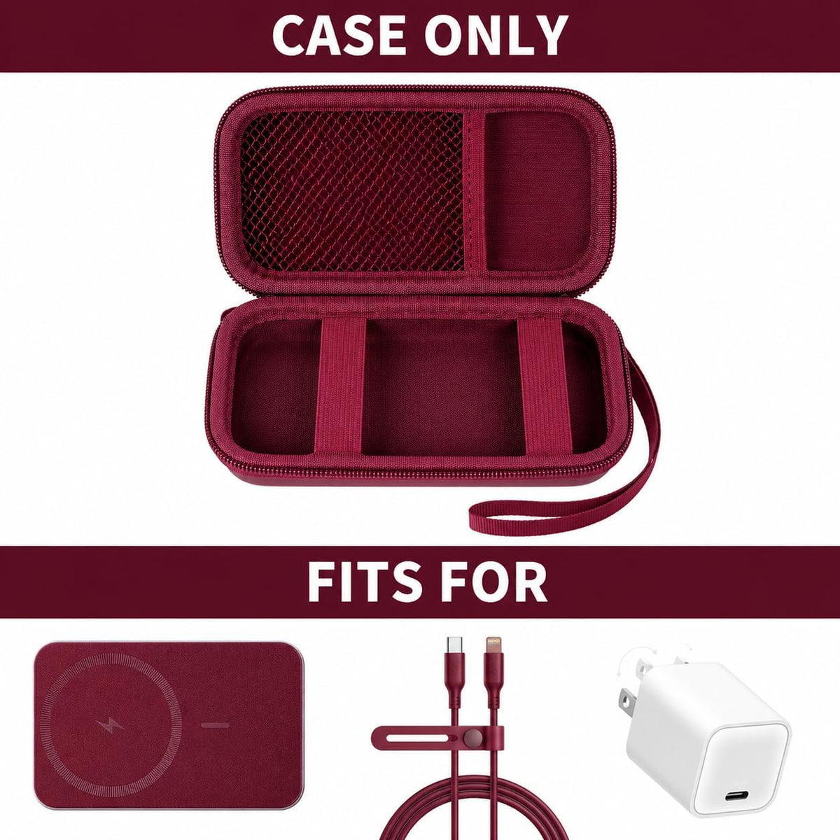 Power Bank Case for Anker MagGo 633/622/621/321 Portable Charger, Box Only