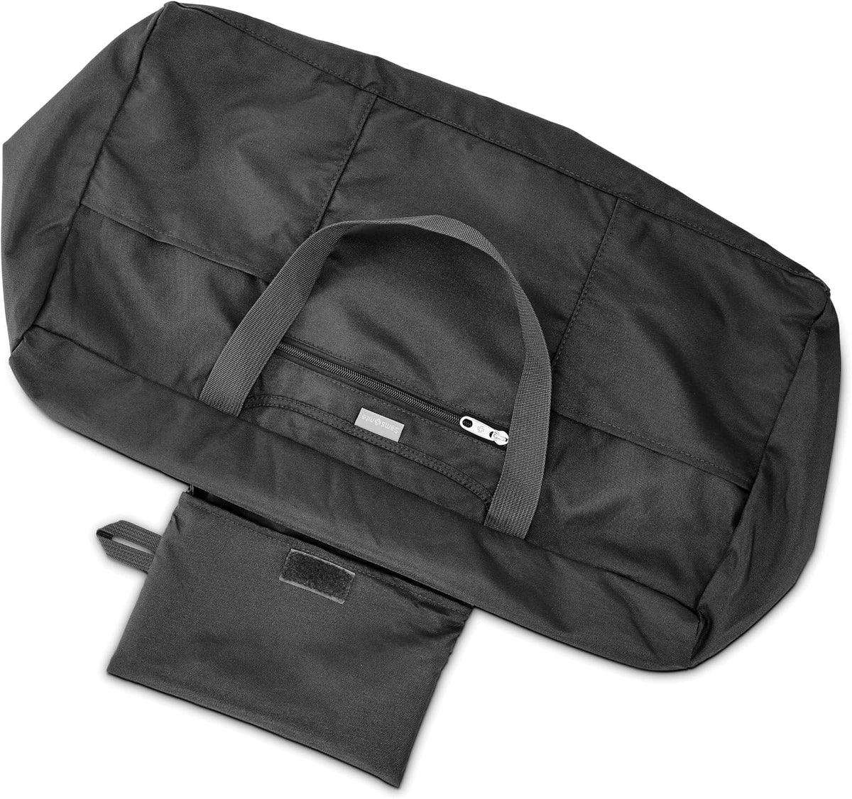 Foldaway Packable Duffel Bag, Black, Medium