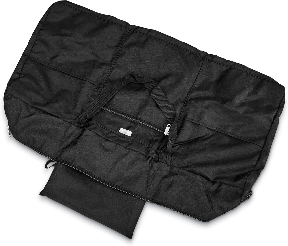 Foldaway Packable Duffel Bag, Black, Medium