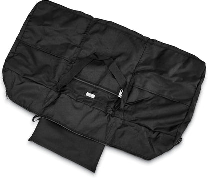 Foldaway Packable Duffel Bag, Black, Medium