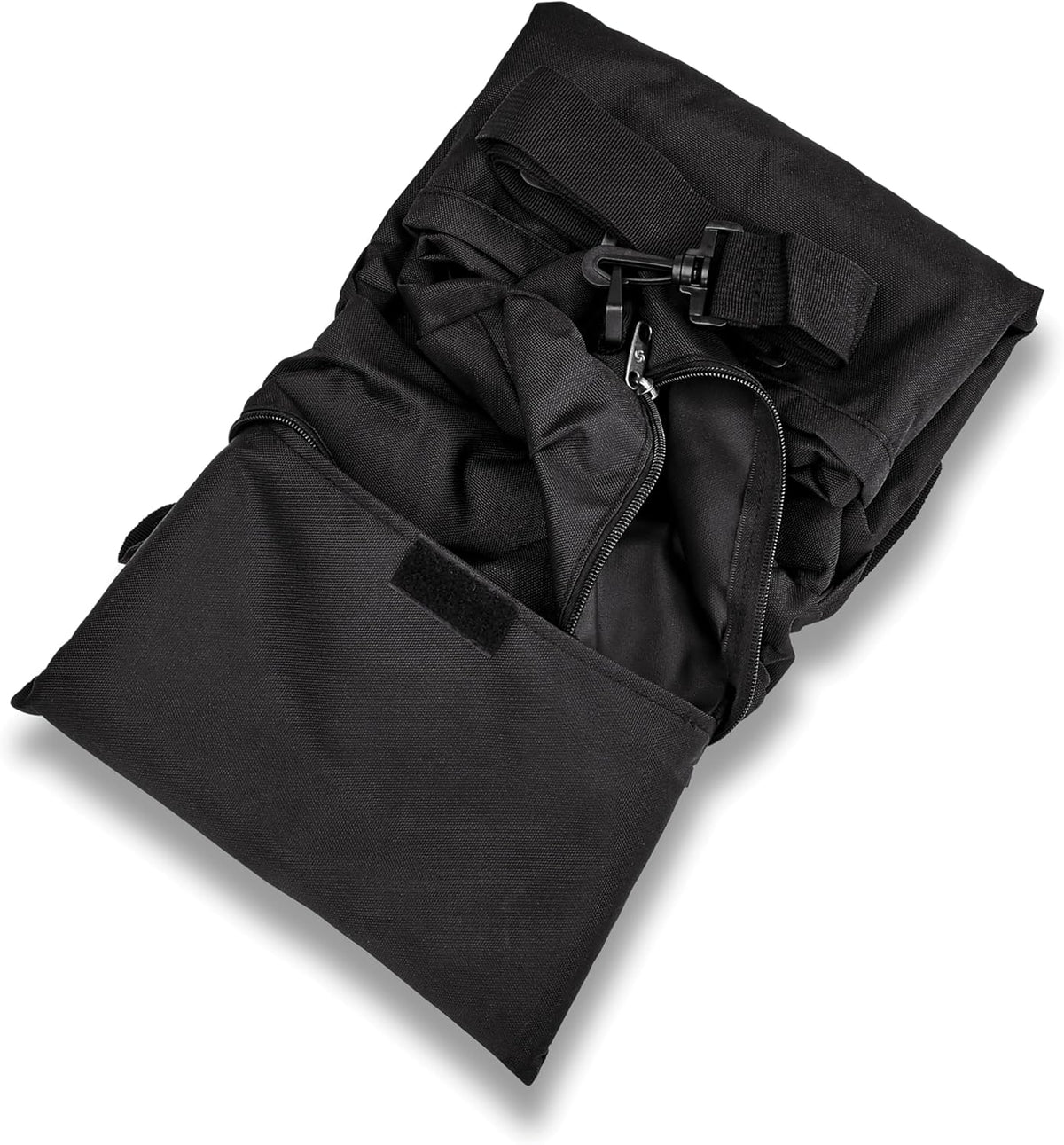 Foldaway Packable Duffel Bag, Black, Medium