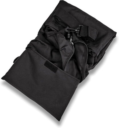 Foldaway Packable Duffel Bag, Black, Medium