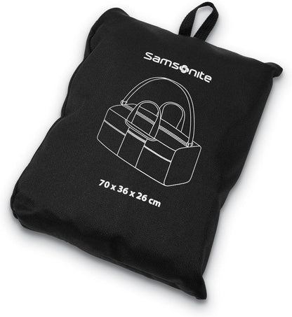 Foldaway Packable Duffel Bag, Black, Medium