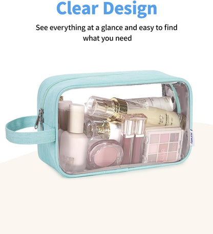Narwey Travel Toiletry Bag for Women Traveling Dopp Kit Men Travel Bag for Toiletries Cosmetic Bag Makeup Bag Medicine Bag for Traveling (Black)