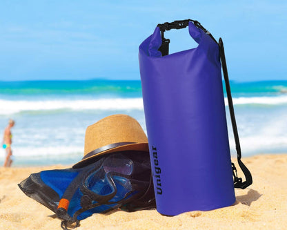 Unigear Dry Bag Waterproof, 2L/5L/10L/20L/30L/40L Floating and Lightweight Bags for Kayaking, Boating, Fishing, Swimming and Camping with Waterproof Phone Case