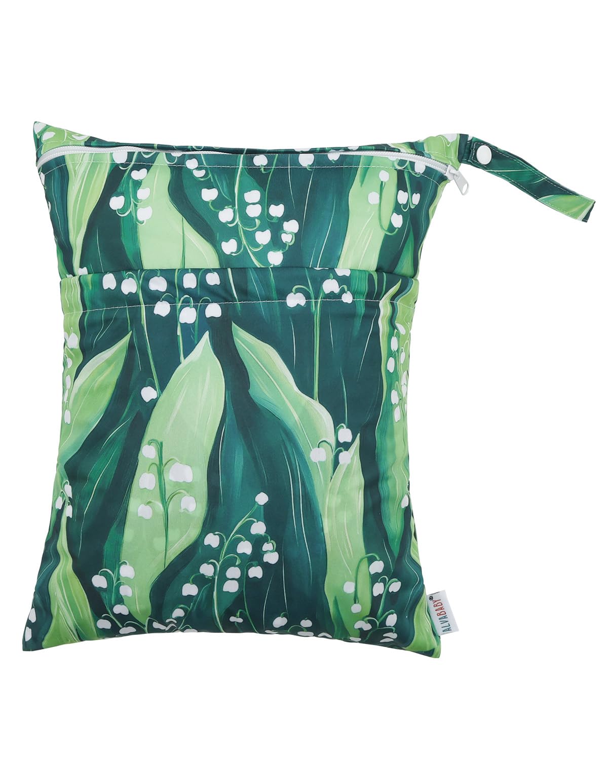 ALVA ALVABABY 3pcs Baby Cloth Diaper Wet/Dry Bags|Waterproof Reusable with Two Pockets|Travel, Beach, Pool, Daycare, Soiled Baby Items,Yoga,Gym Bag for Swimsuits or Wet Clothes 3L-ZM09 - Colors A