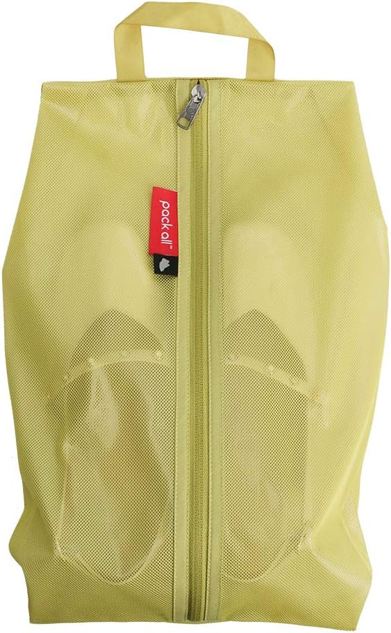 pack all Shoe Bag for Travel, Water-Resistant Shoe Pouch for Gym, Odor-Resistant Soccer Cleats Bag for Sport (Grey)