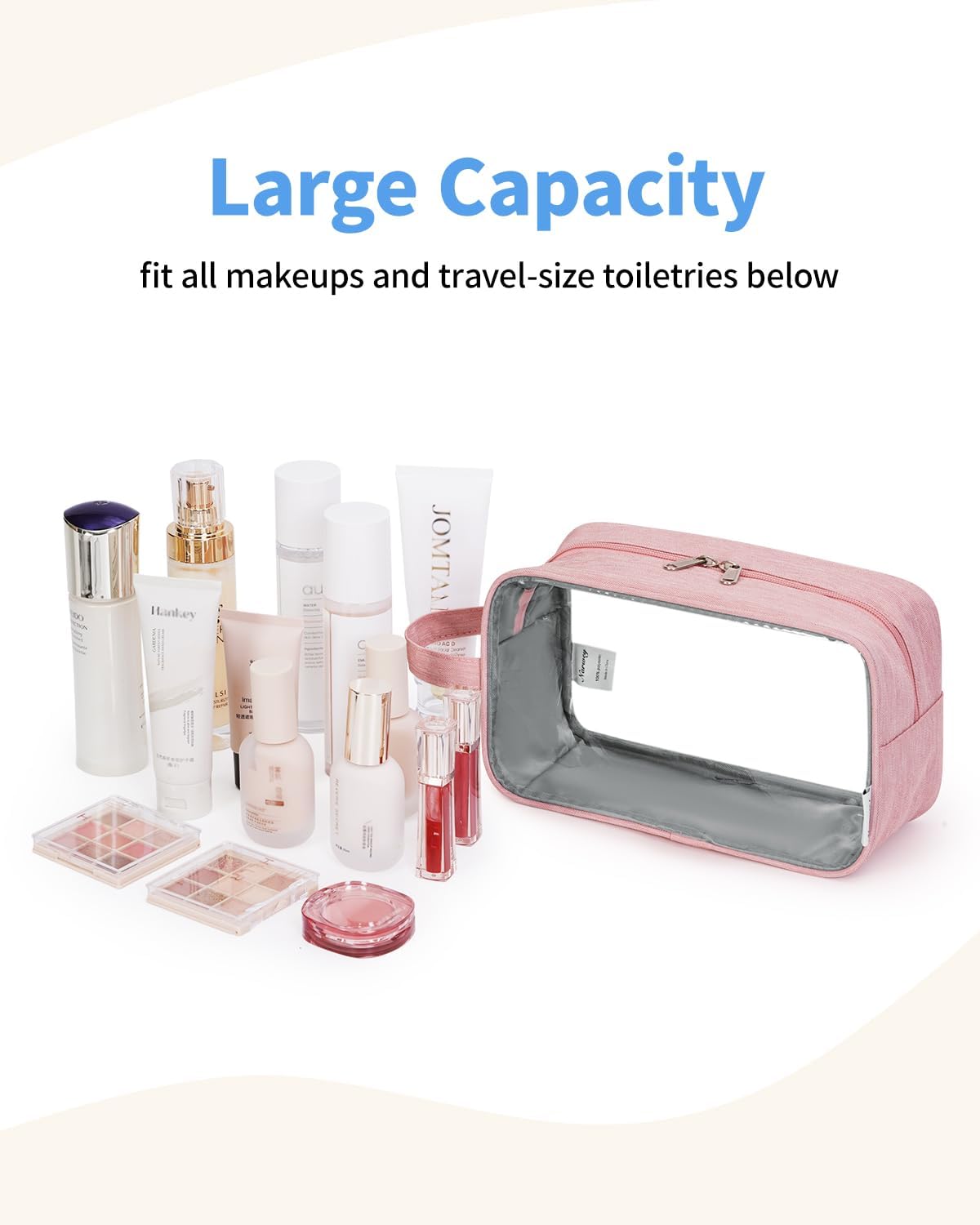 Narwey Travel Toiletry Bag for Women Traveling Dopp Kit Men Travel Bag for Toiletries Cosmetic Bag Makeup Bag Medicine Bag for Traveling (Black)
