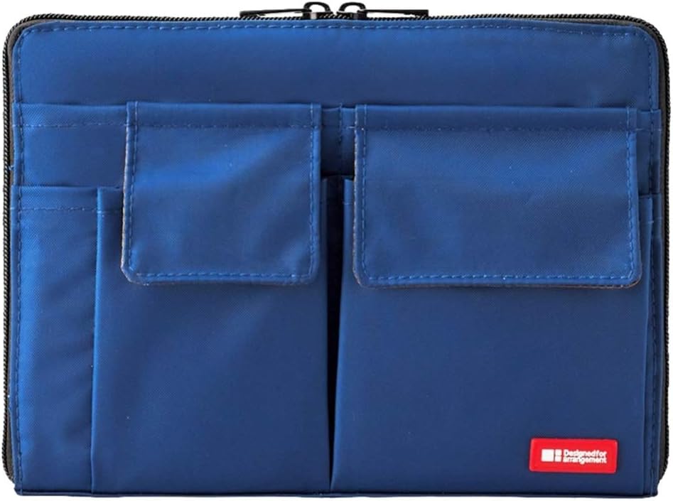 LIHITLAB Laptop Sleeve with Storage Pockets (Bag-in-Bag), 10 x 13.8 Inches, Black (A7554-24)