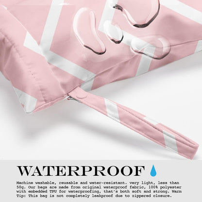 Wet Bag Wet Dry Bag for Swimsuit Travel Beach Pool Stroller Diapers Dirty Yoga Gym Clothes Waterproof Reusable