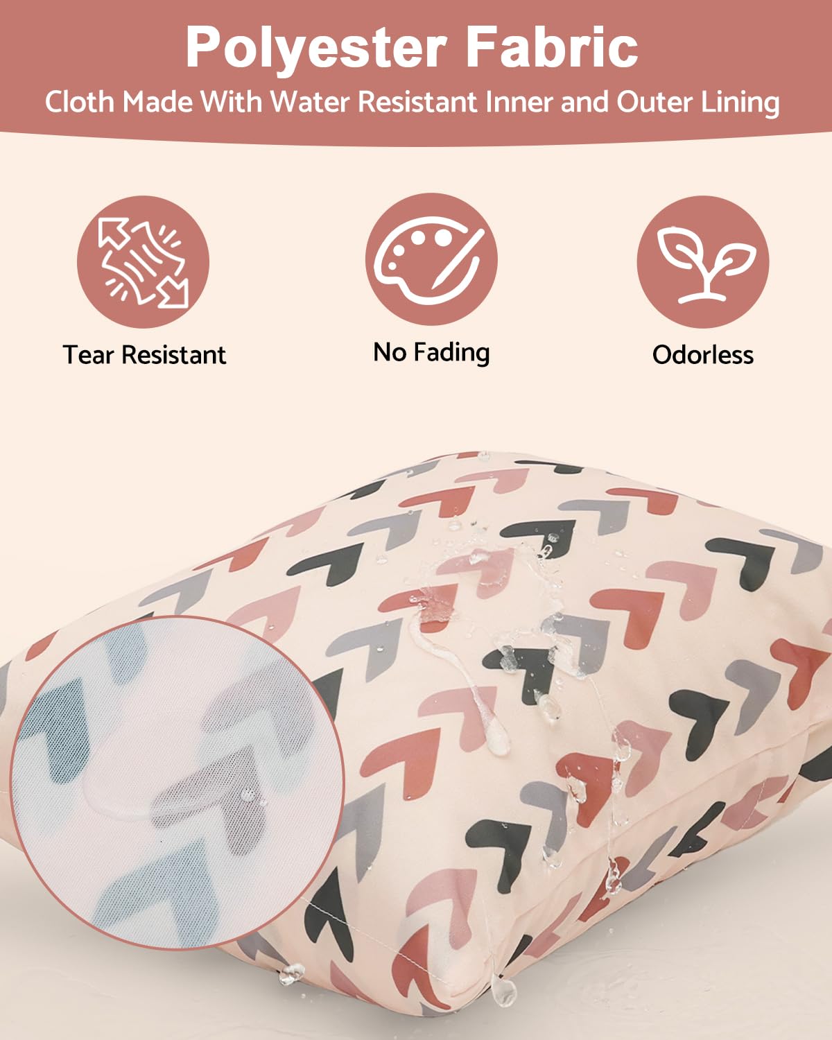 ALVA ALVABABY 3pcs Baby Cloth Diaper Wet/Dry Bags|Waterproof Reusable with Two Pockets|Travel, Beach, Pool, Daycare, Soiled Baby Items,Yoga,Gym Bag for Swimsuits or Wet Clothes 3L-ZM09 - Colors B