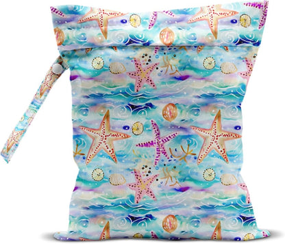 Wet Bag Wet Dry Bag for Swimsuit Travel Beach Pool Stroller Diapers Dirty Yoga Gym Clothes Waterproof Reusable