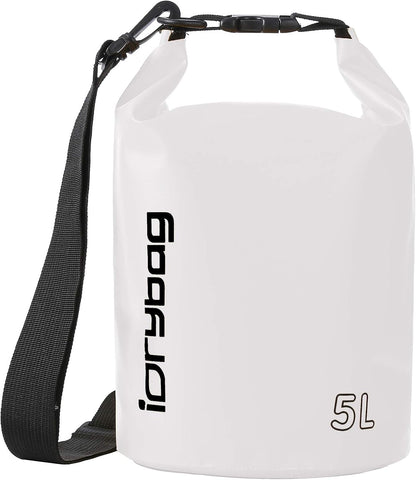 IDRYBAG Dry Bag for Kayaking Waterproof 2L/5L/10L/15L/20L, Small Dry Sack Waterproof Bag for Boating