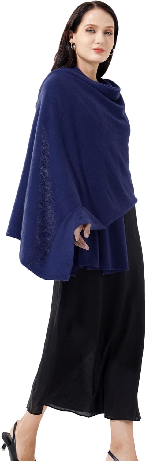 Soft Cashmere Blend Wrap Chic Scarf Stole for Women Wayfarer Travel Extra Large 87"x28" - Colors B