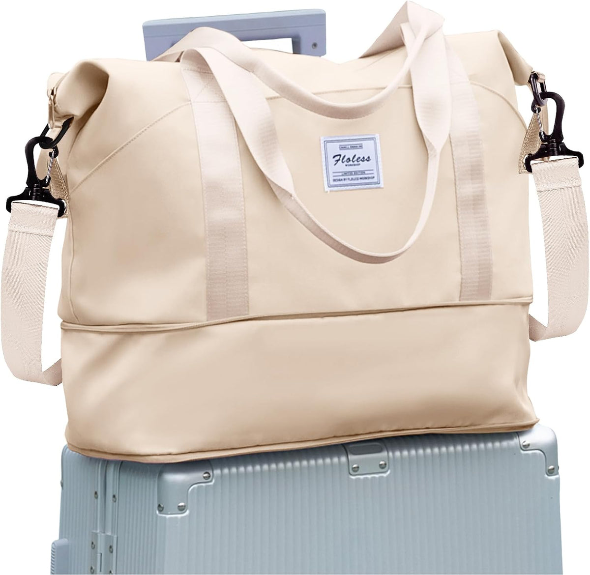 Travel Duffel Bag, Sports Tote Gym Bag, Shoulder Weekender Overnight Bag for Women - Colors A
