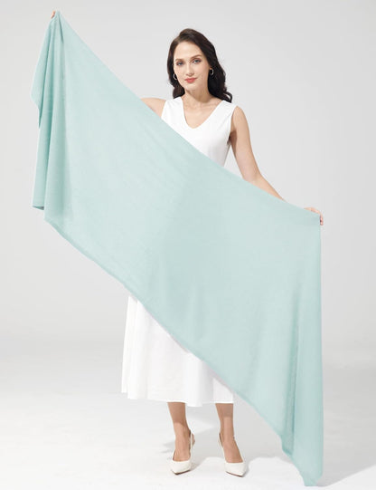 Soft Cashmere Blend Wrap Chic Scarf Stole for Women Wayfarer Travel Extra Large 87"x28" - Colors B