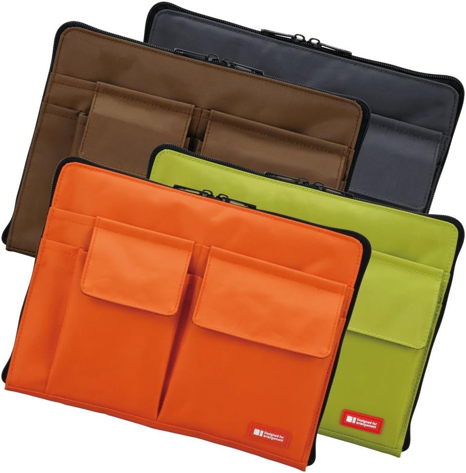 LIHITLAB Laptop Sleeve with Storage Pockets (Bag-in-Bag), 10 x 13.8 Inches, Black (A7554-24)