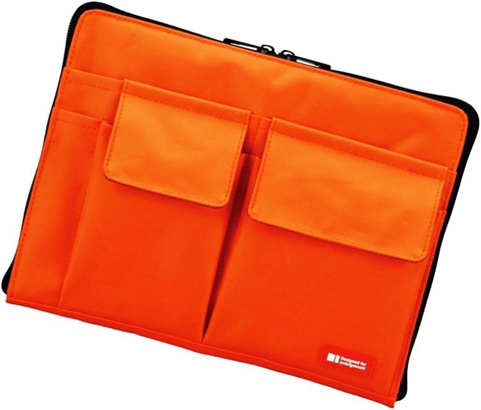 LIHITLAB Laptop Sleeve with Storage Pockets (Bag-in-Bag), 10 x 13.8 Inches, Black (A7554-24)