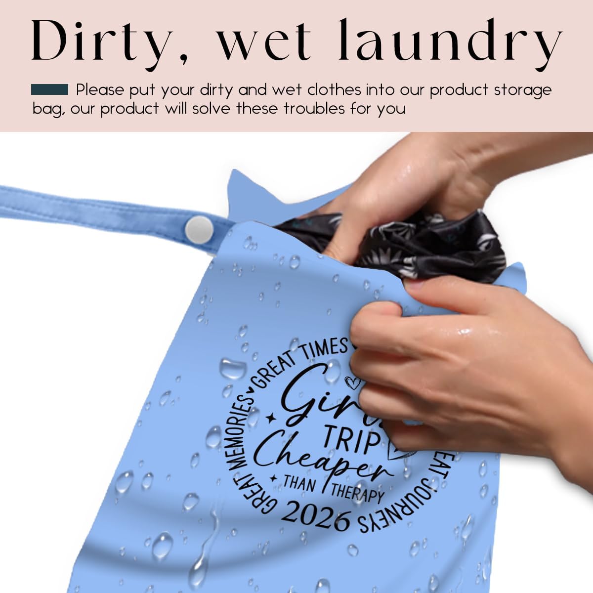 Wet Bag, Wet Dry Bag, Waterproof Bag, Swimsuit, Beach Bag, Wet Bag for Pool, Beach, Diapers, Nanobag, Cruise Ship Essentials, Starfish Accessories Travel Essentials for Women