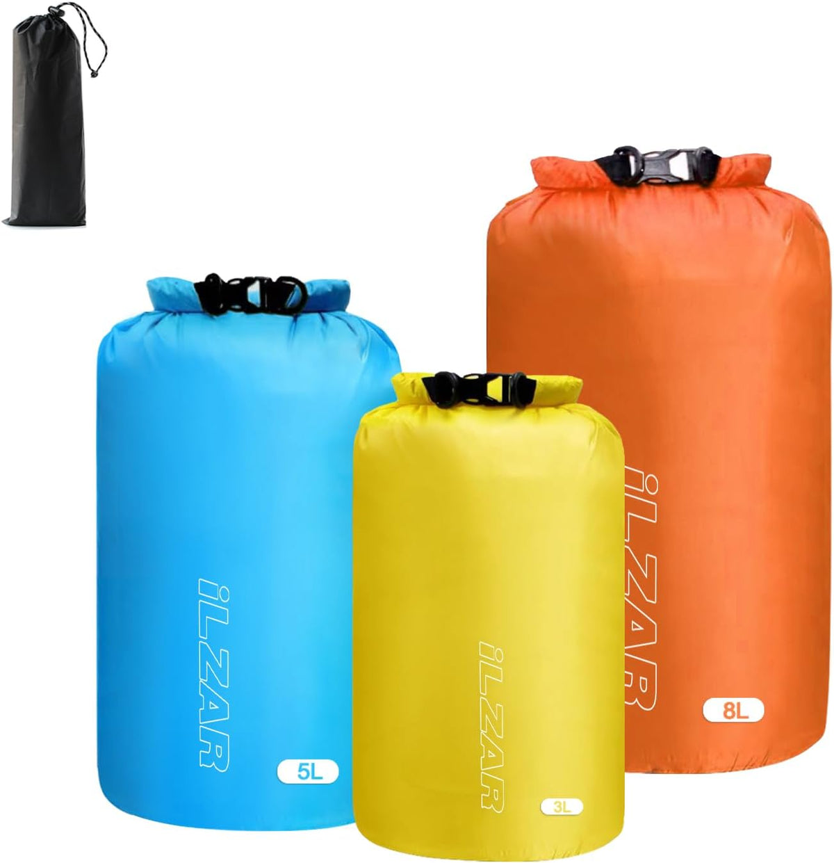 Dry Bags Waterproof, Lightweight Dry Bags for Kayaking Waterproof，Outdoor Waterproof Bag for Kayaking Hiking Boating Camping