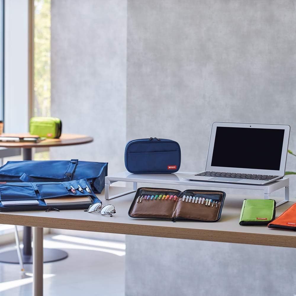 LIHITLAB Laptop Sleeve with Storage Pockets (Bag-in-Bag), 10 x 13.8 Inches, Black (A7554-24)