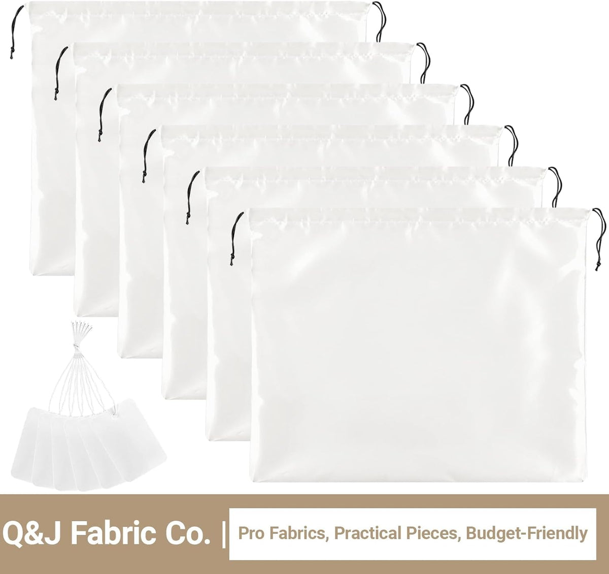 Satin Dust Bags for Purses and Handbags - Purse Storage Organizer with Drawstring, Dustproof Travel Storage Pouches for Handbags, Shoes, Boots & Clothes (2 Pack 15.7"x19.7", 2 Pack 19.7"x23.6", Black)