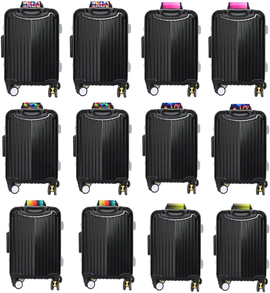 Luggage Handle Wrap 12 Pack-Bulk Luggage Handle Wraps For Suitcases Neoprene Handle Wraps/Cover/Grips For Carry on/Bag/Car Travel Accessories For Luggage (Green 4.0)