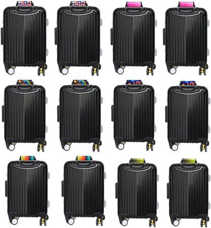 Luggage Handle Wrap 12 Pack-Bulk Luggage Handle Wraps For Suitcases Neoprene Handle Wraps/Cover/Grips For Carry on/Bag/Car Travel Accessories For Luggage (Green 4.0)