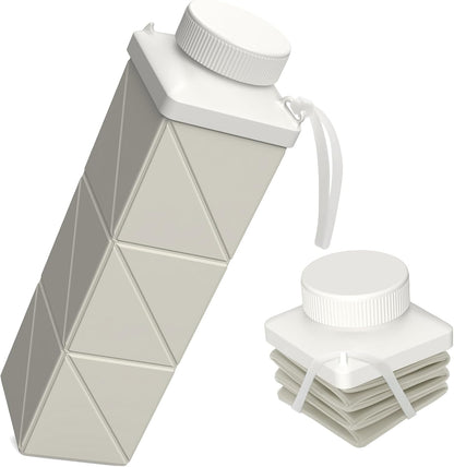Collapsible Water Bottles 21oz/610mL, Silicone Travel Water Bottle
