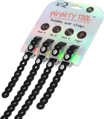 MODL Infinity Tool™ Modular Gear Straps (4-Pack) for Camping, Travel & EDC