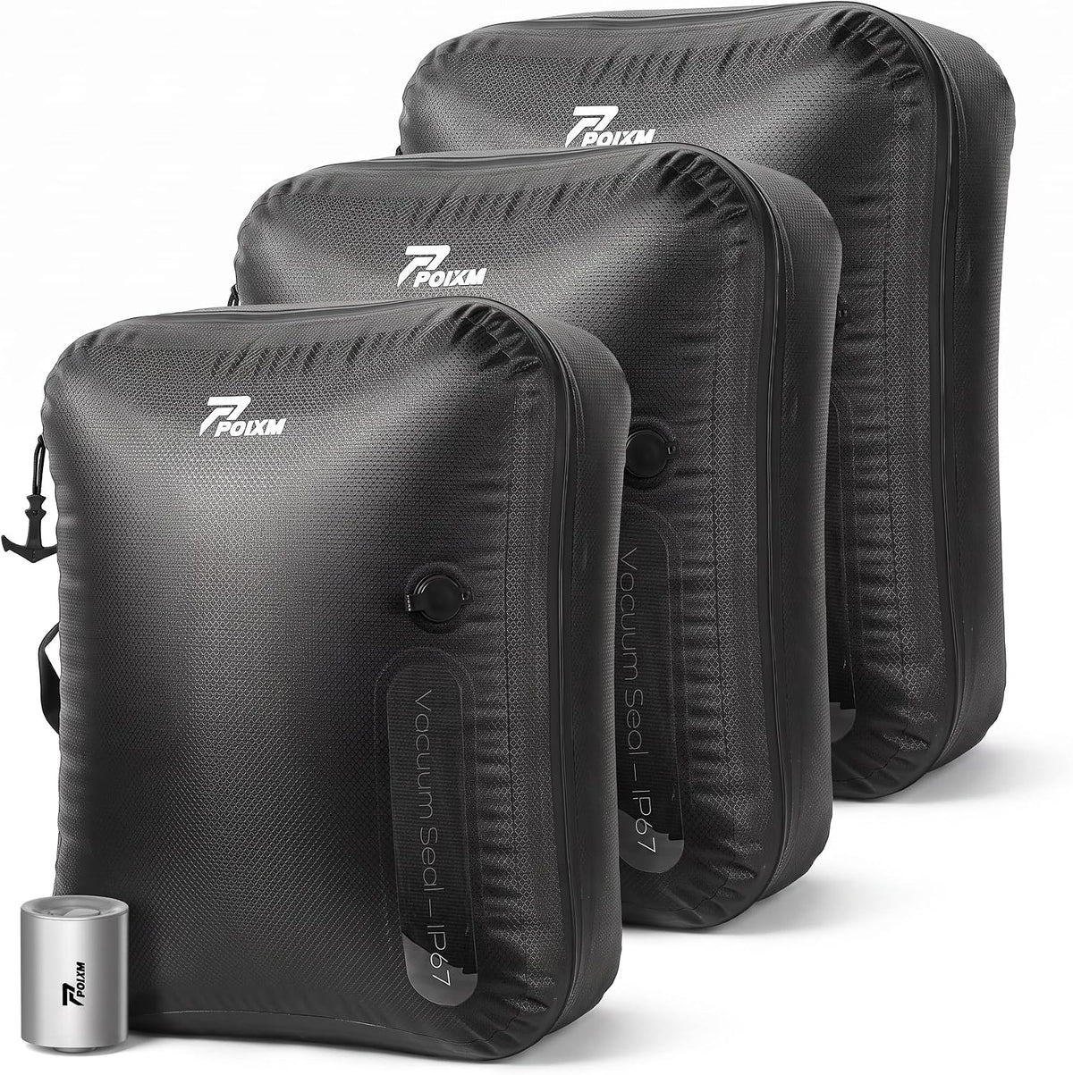 Travel Vacuum Bags with Pump, Carry-On Space Saver, Medium