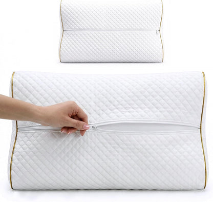 Travel Memory Foam Cervical Pillow – Contour Pillow for Neck and Shoulder Pain