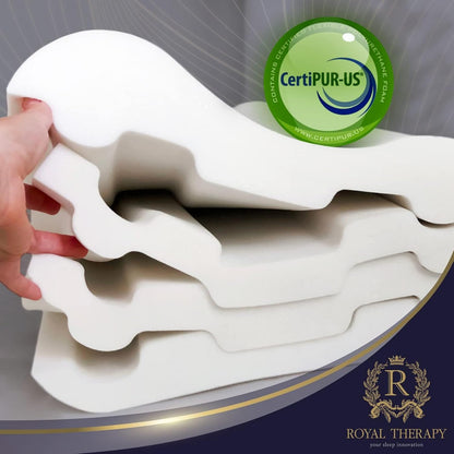 Travel Memory Foam Cervical Pillow – Contour Pillow for Neck and Shoulder Pain