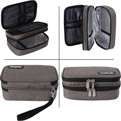 Insulin Cooler Travel Case Diabetic Medication with Ice Packs and Insulation Liner insulin cooler travel case tsa approved