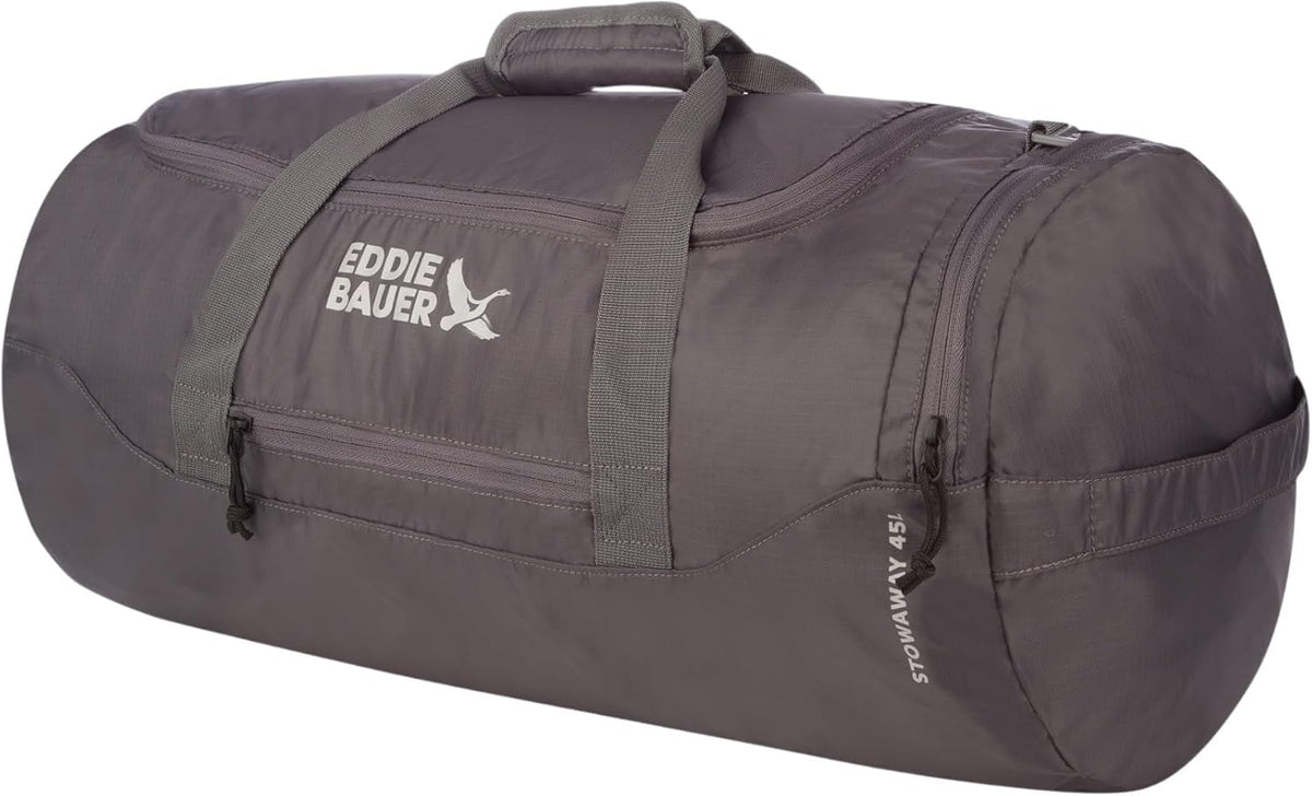 Stowaway Packable Duffel Bag, 45L, Dark Smoke