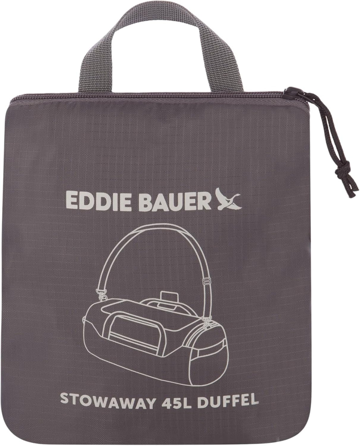 Stowaway Packable Duffel Bag, 45L, Dark Smoke