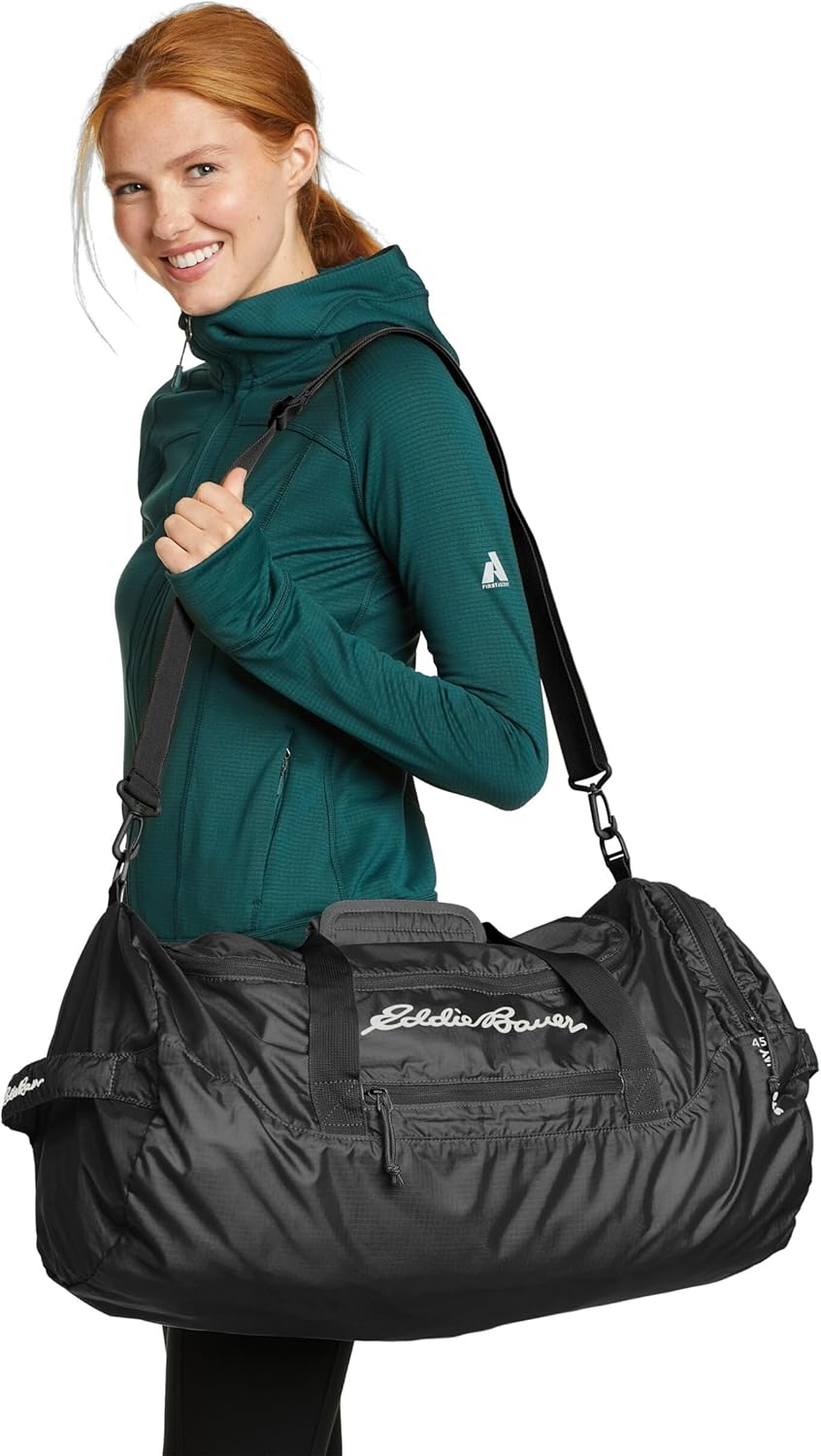 Stowaway Packable Duffel Bag, 45L, Dark Smoke