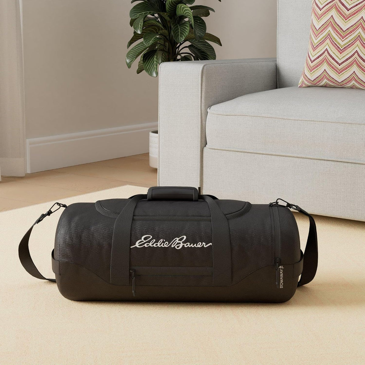 Stowaway Packable Duffel Bag, 45L, Dark Smoke