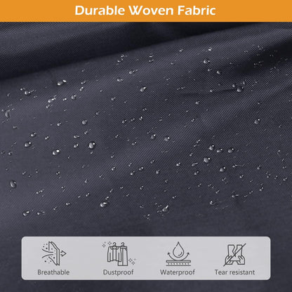 MISSLO 65" Long Garment Bags for Travel Dress Bags for Hanging Clothes 2 Packs Wedding Dress Cover Waterproof Clothes Protector for Closet Storage for Gowns, Tuxedos, Coats, Black
