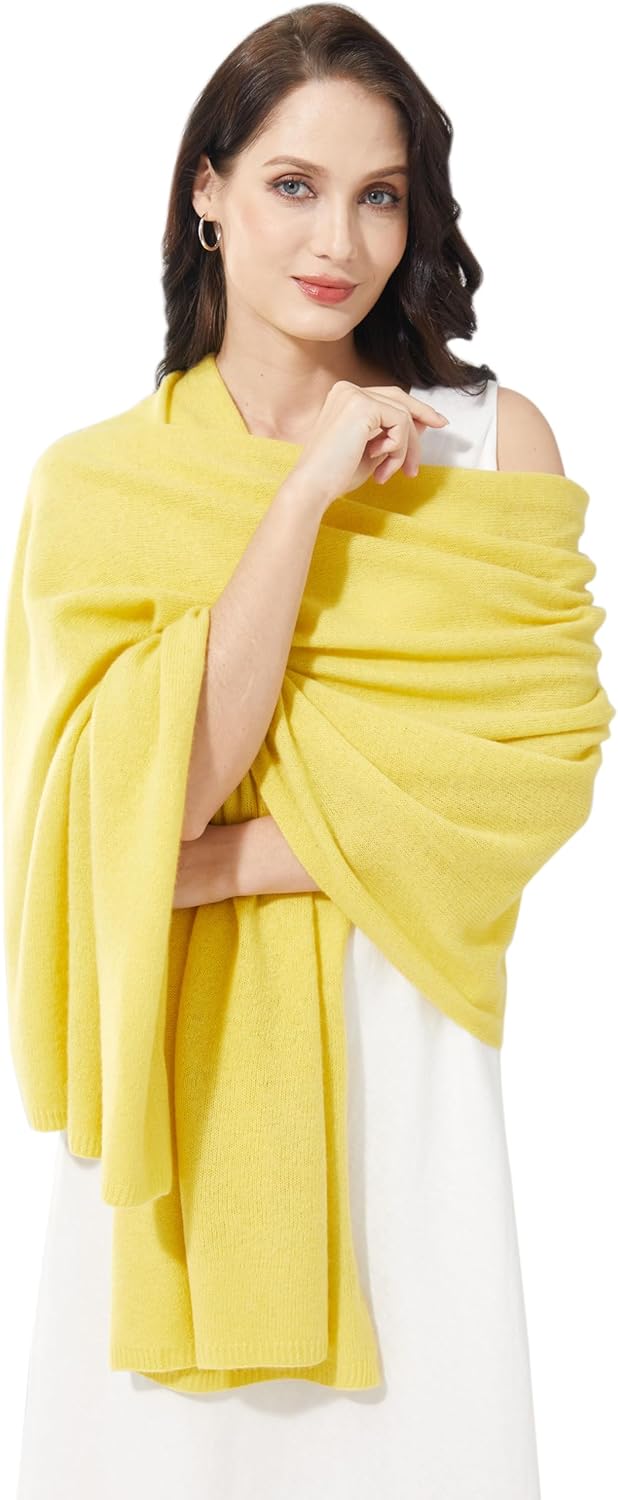 Soft Cashmere Blend Wrap Chic Scarf Stole for Women Wayfarer Travel Extra Large 87"x28" - Colors B