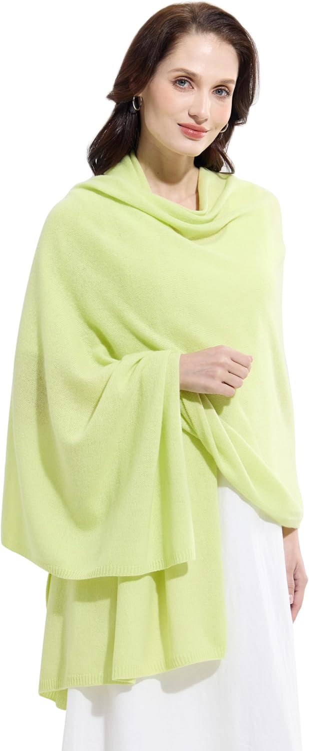 Soft Cashmere Blend Wrap Chic Scarf Stole for Women Wayfarer Travel Extra Large 87"x28" - Colors B
