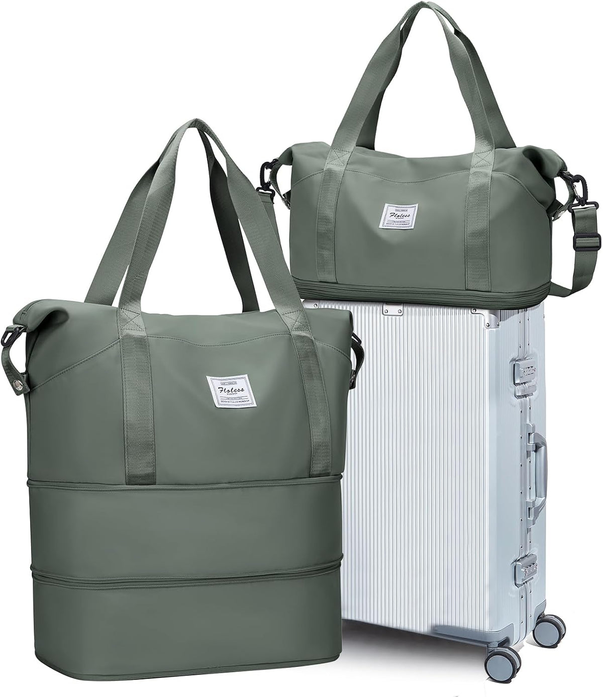 Travel Duffel Bag, Sports Tote Gym Bag, Shoulder Weekender Overnight Bag for Women - Colors A