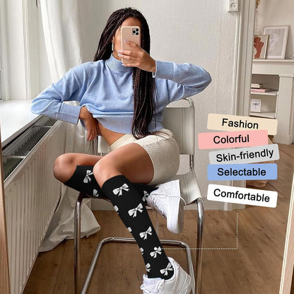 4 Pairs Compression Socks for Women Circulation-Best Support for Nurses,Running,Athletic,Travel