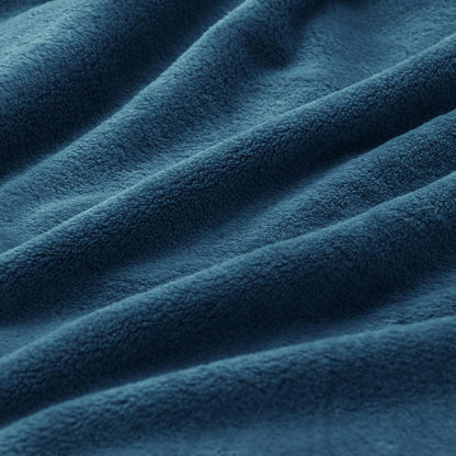 Fleece Blanket Soft Plush Throw for Couch Black 50"x60" - Colors A