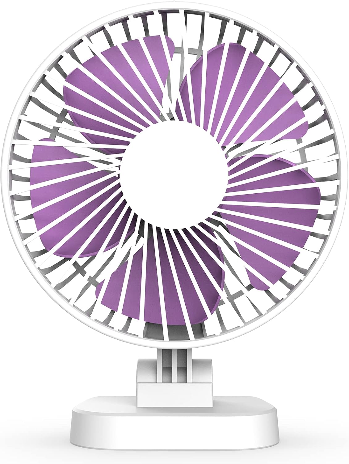 Koonie USB Desk Fan, Strong Wind Ultra Quiet Small Personal Fan with 180° Tilt Folding and 3 Speeds Adjustable, USB-C Corded Powered Mini USB Fan for Office Desktop Bedroom, NO BATTERY