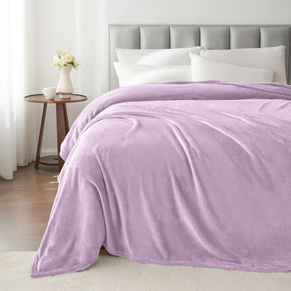 BEDELITE Fleece Blanket Black Throw Blankets for Couch & Bed, Luxury Plush Cozy Fuzzy Blanket 50x60 inches, Super Soft Warm Lightweight Throw Blanket for Travel Camping - Colors B