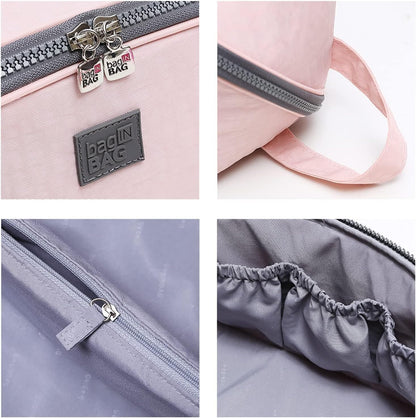 iN. Large Packing Organizer Bra Underwear Storage Bag Travel Lingerie Pouch Organizer Portable Grey