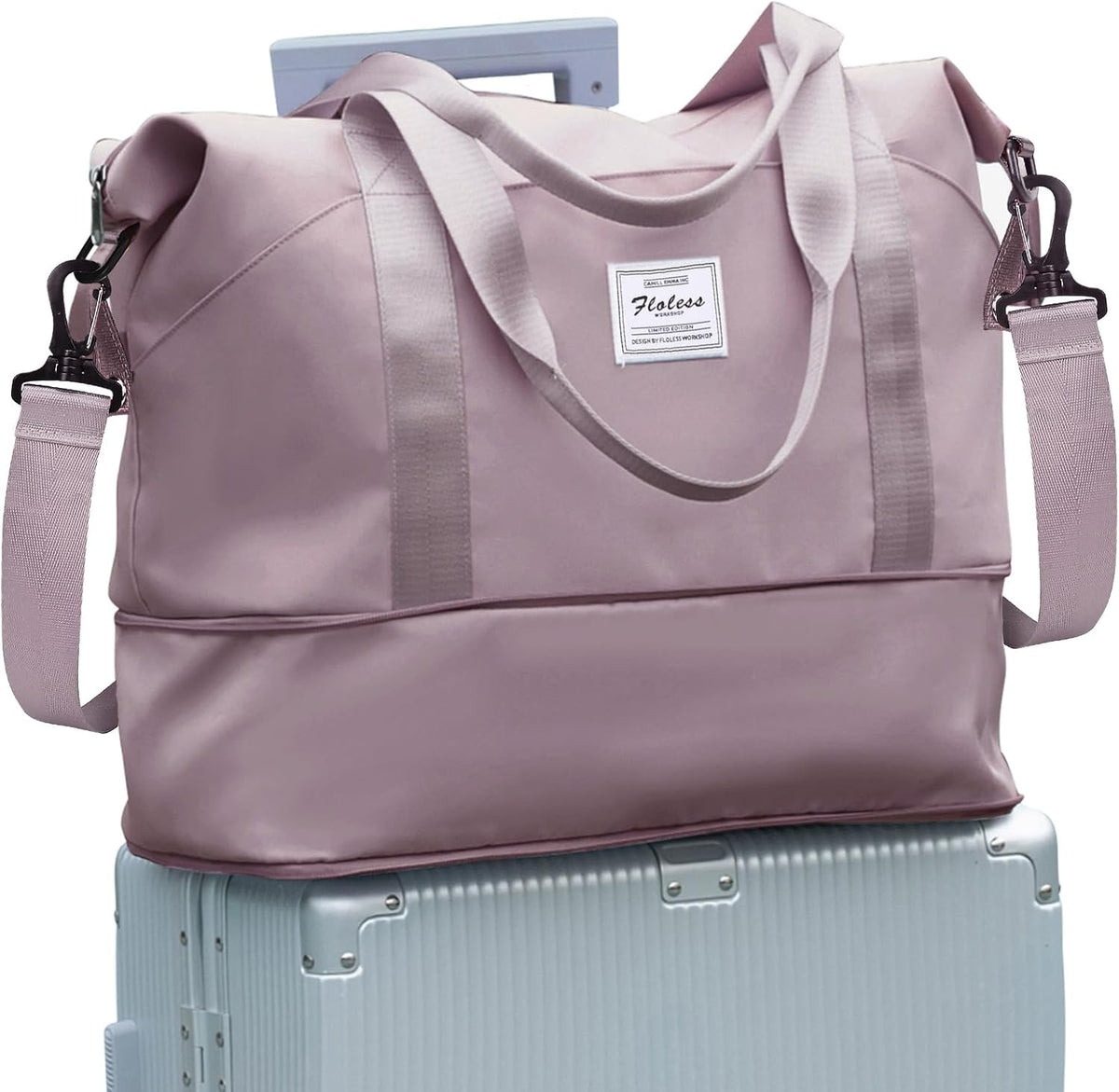 Travel Duffel Bag, Sports Tote Gym Bag, Shoulder Weekender Overnight Bag for Women - Colors A