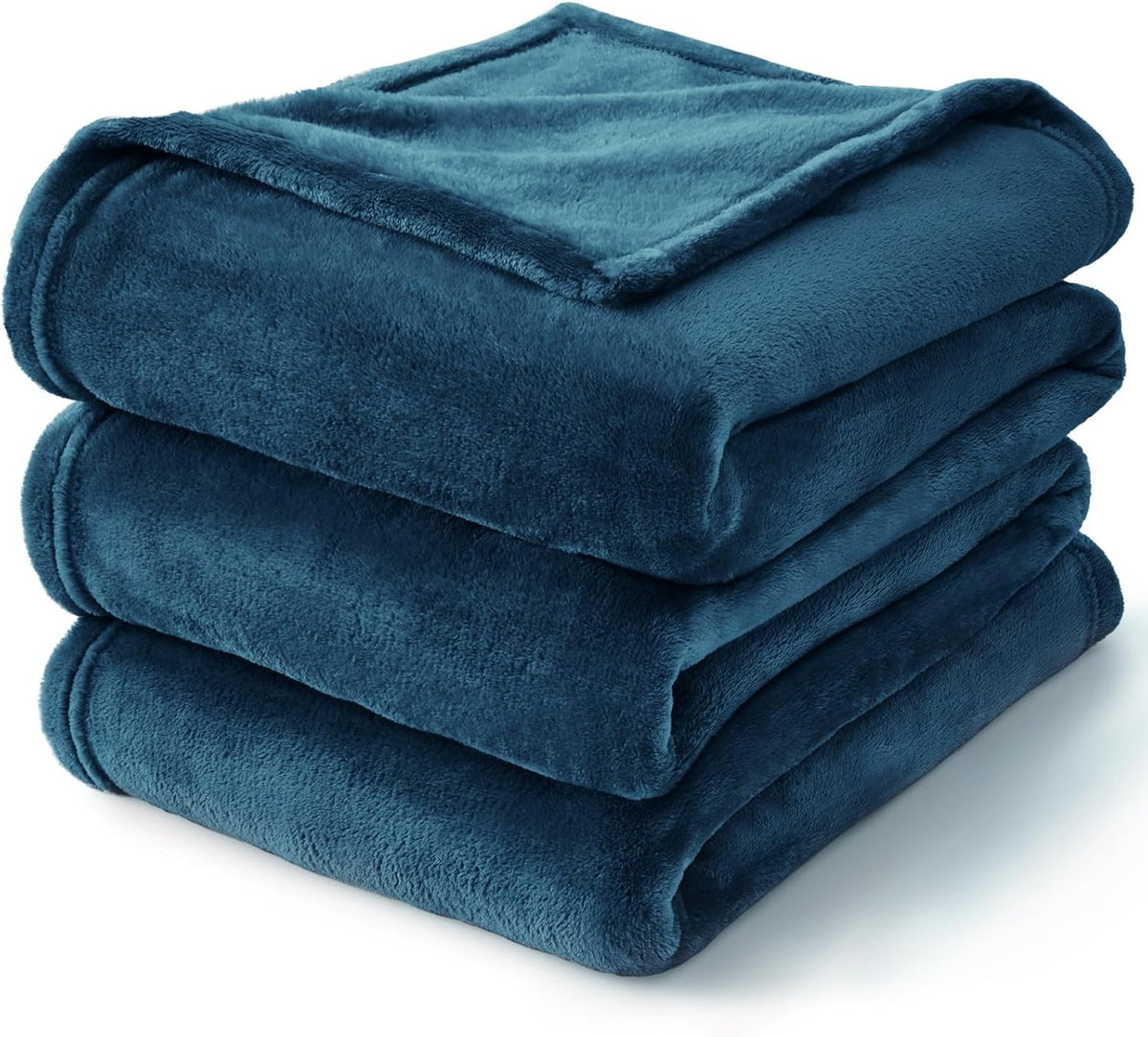 Fleece Blanket Soft Plush Throw for Couch Black 50"x60" - Colors A